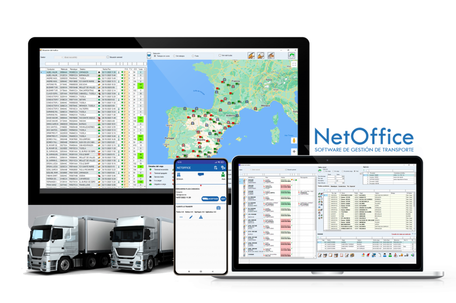 NetOffice, software de transporte propio para optimizar la planificación de rutas.