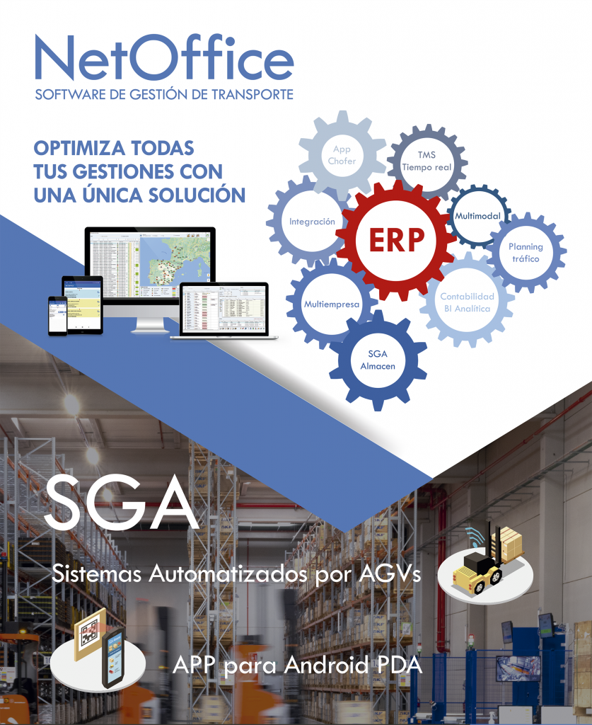 NetOffice: gestión de transporte y almacén.