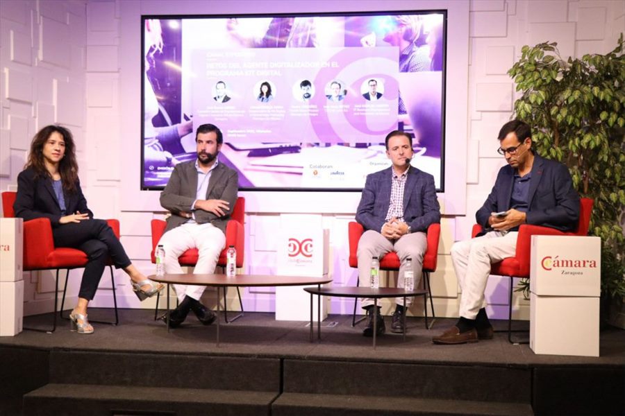 Hiberus, Integra, Laso e Inycom participan como agentes digitalizadores en la mesa redonda organizada por la Cámara de Comercio de Zaragoza. 